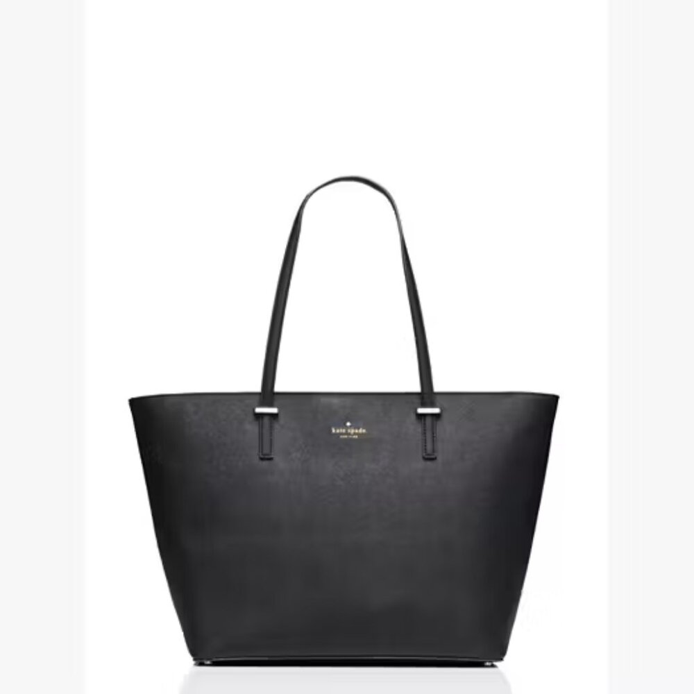 Kate Spade New York Tote - Cedar Street Medium Harmony Bag with Zipper - Black